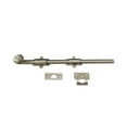 thumbnail image 1 of QCAA Dutch Door Bolt, Solid Brass, 12", Satin Nickel, 1 Pack, Made in Taiwan, 1 of 2