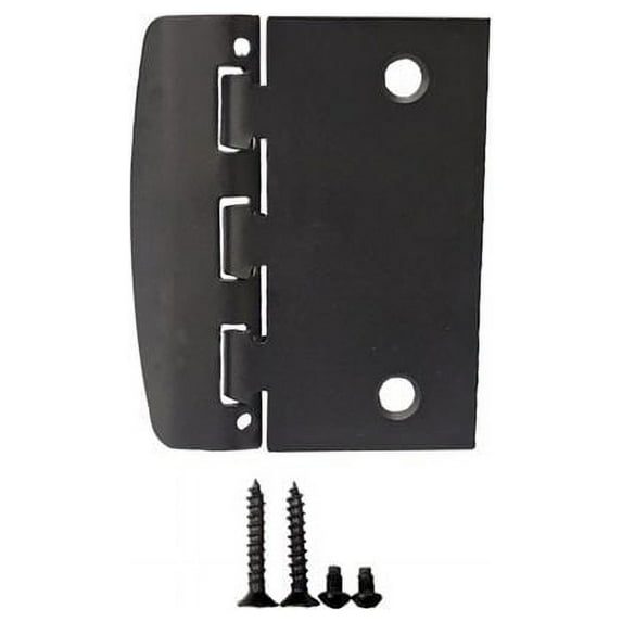 QCAA Flip Action Door Lock, Reversible Privacy Lock with Anti-Lock Out Screw for Child Safe & Home Defense, Matte Black, 4Pack, Made in Taiwan