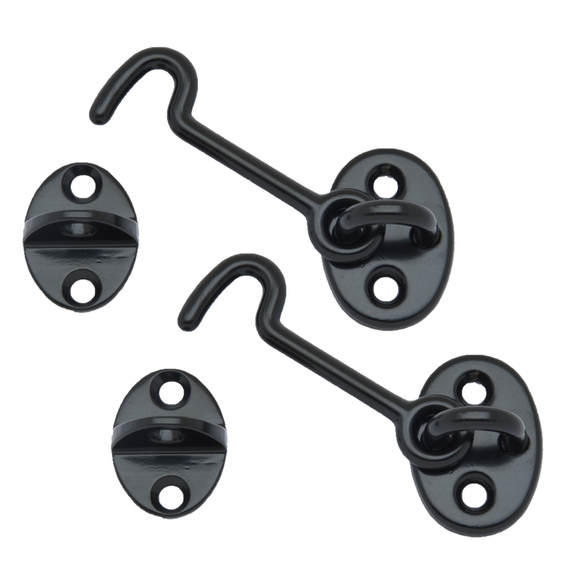 Hyper Tough Brand 2-1/2 in. Gate Hook and Eye, Zinc Plated, 2 Pack 