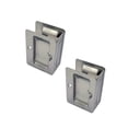 thumbnail image 1 of QCAA Premium Solid Brass Rectangular Pocket Sliding Door Pull, Passage Function, 3-1/4''X2-1/4'', Satin Nickel, 2 Pack, Made in Taiwan, 1 of 2