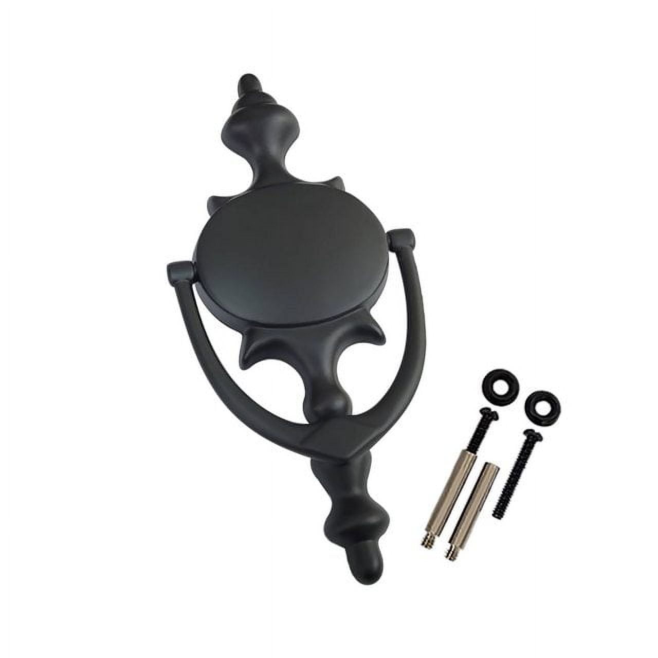 Solid Brass Extended Lip Door Strike - 2-1/4" X 2-1/4", Oil-Rubbed Bronze Finish, Made In Taiwan