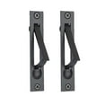thumbnail image 1 of QCAA Solid Brass Edge Pull, 4", ORB Oil Rubbed Bronze, 2 Pack, Made in Taiwan, 1 of 5