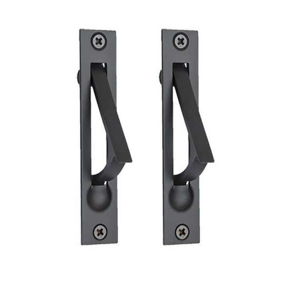 QCAA Solid Brass Edge Pull, 4", ORB Oil Rubbed Bronze, 2 Pack, Made in Taiwan