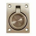 thumbnail image 1 of QCAA Solid Brass Flush Ring Pull, 36.5 x45 mm, Satin Nickel, 1 Pack, Made in Taiwan, 1 of 2