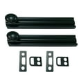thumbnail image 1 of QCAA Solid Brass Surface Bolt 4", Matte Black, Made in Taiwan, 2 Pack, 1 of 4
