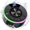 thumbnail image 1 of QCOQ Bluetooth Shower Speaker, IPX7 Waterproof Portable Bluetooth 5.4 Speaker with USB Fast Charging, 12H Playtime Wilreless Speaker with RGB Lights, Stereo Sound, Speaker for Pool, Beach, Outdoor, 1 of 7