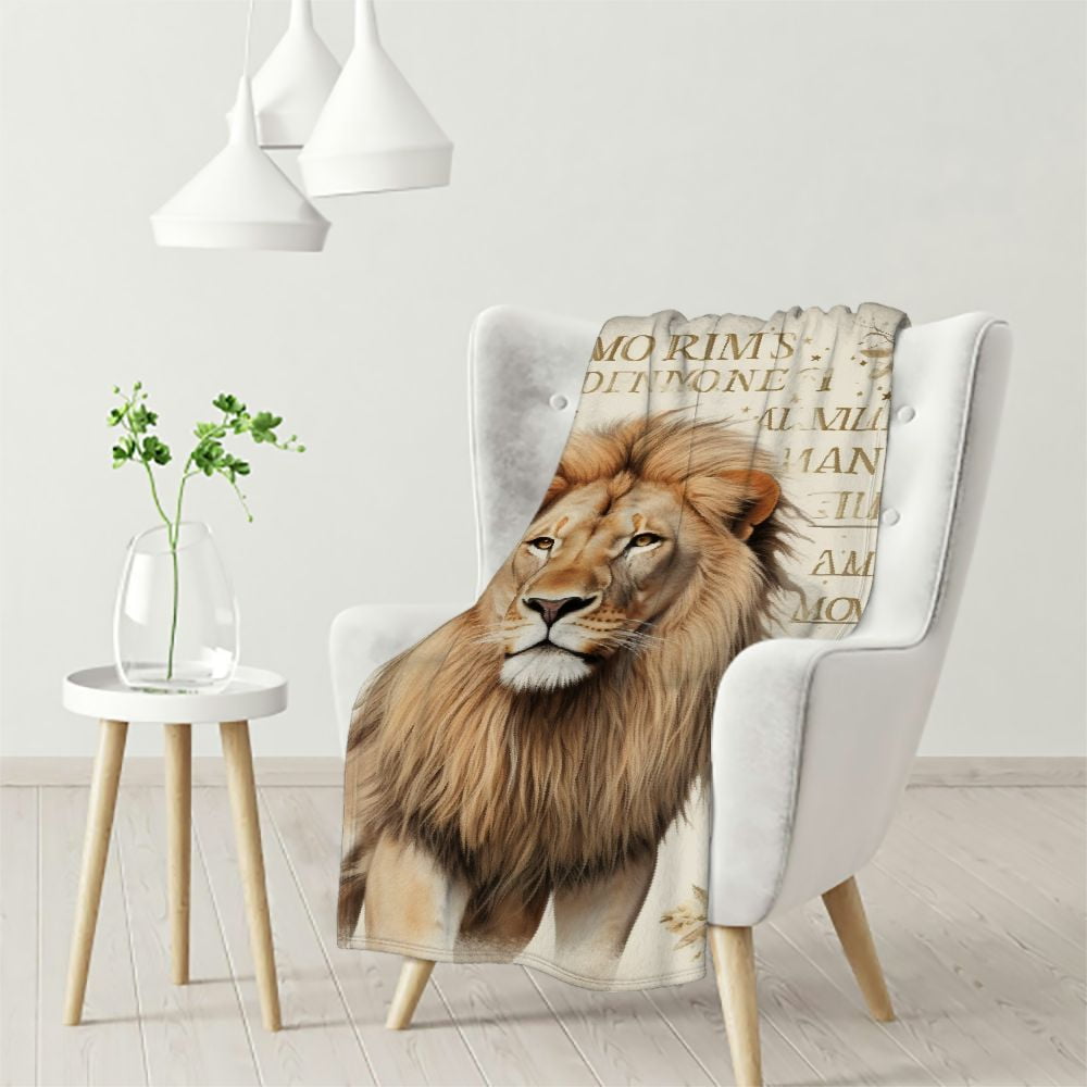 QCPP Son Blanket from Mom to My Son Lion Blankets Son Birthday Gifts