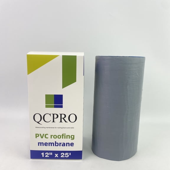 QCPRO PVC roofing membrane,floors and walls, 12 inches x 25 inches