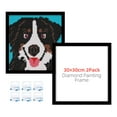 thumbnail image 1 of QCQHDU Diamond Painting 30 cm x 30 cm Black Picture Frames 2 Pack, 1 of 6