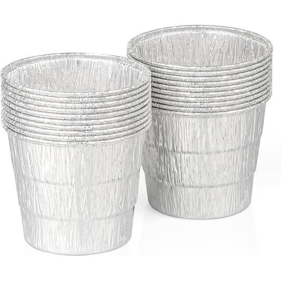 QCQHDU 20 Pack Grease Bucket Liner Grill Accessory, Compatible with Traeger Pro 575, 22/34 Series, Ironwood 650/885 Grills, 4.9" x 4.5"