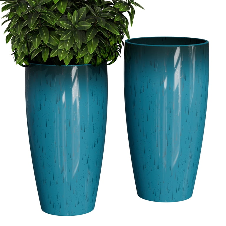 black white plant pot Planter Pot 6
