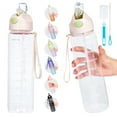 thumbnail image 1 of QCQHDU BPA-free 33.8 oz White Plastic with Bottle Brush & Filter, 1 of 6