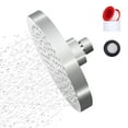 thumbnail image 1 of QCQHDU High Flow Shower Head - High Pressure Rain - 6 Inch Rainfall Spray Shower Head- 360° Rotation Adjustable Rustproof Bathroom Shower Head, 1 of 6