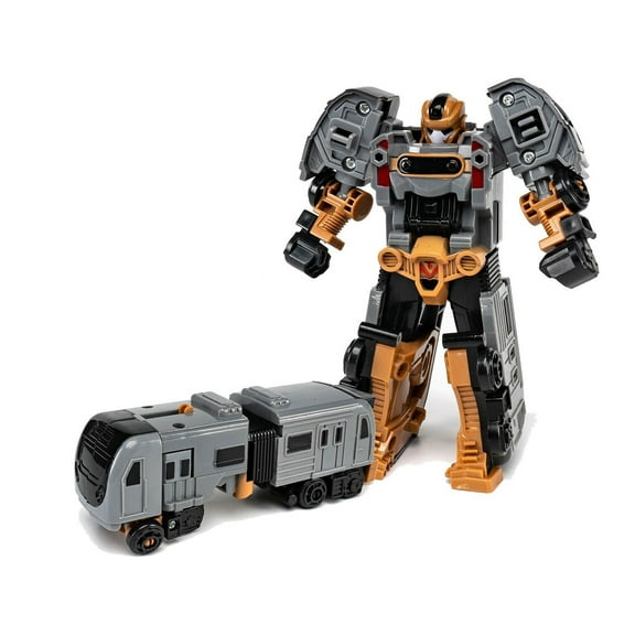 QCTime 15cm Robot Transformer Toy Various Style Fast Fighter Aircraft Tractor Tank Train Cartoon Model Toy Collectible Children Robot Transforming Vehicles Toy Birthday Gift