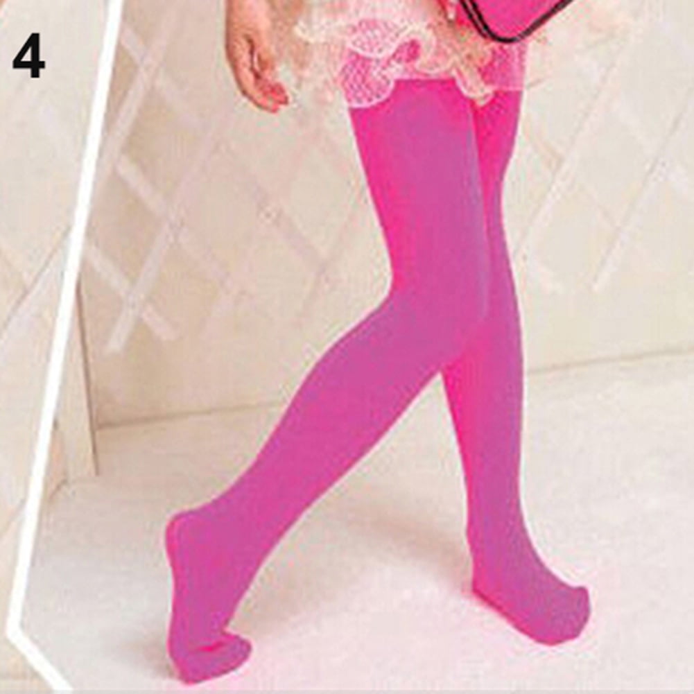 QCTime Girls Kids Tights Lot Color Pantyhose Stockings Soft Stretch Velvet  Ballet Socks