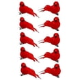 thumbnail image 1 of QCUTEP 10Pcs Red Artificial Christmas Cardinal Birds Mini Feather Birds Ornaments Christmas Cardinal Birds Clip for Christmas Tree Home Decor, 1 of 14