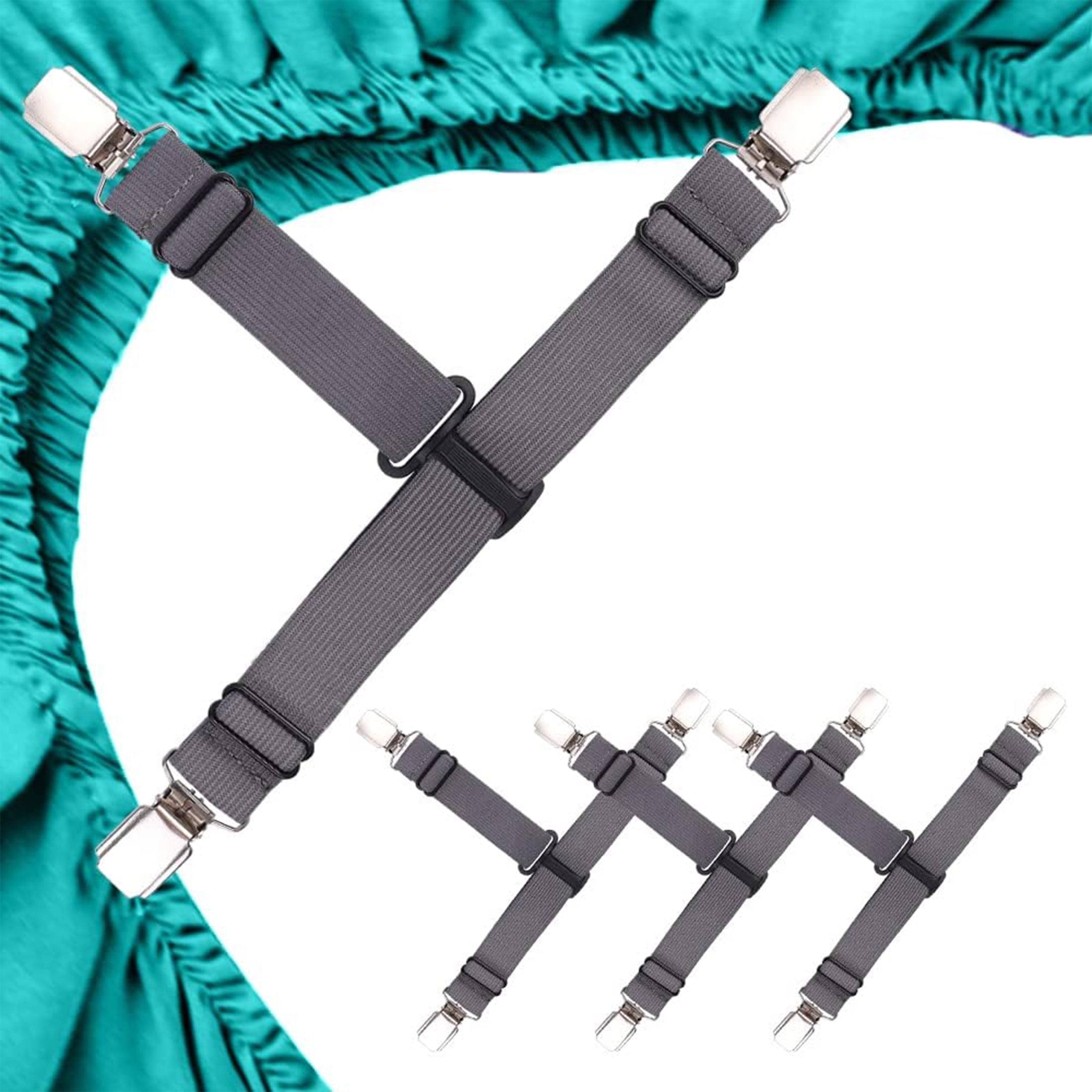 QCWQMYL Bed Sheet Holder Garters Bed Suspenders Stays Sheet Clips