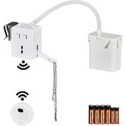 QD-Gotrays Automatic Touchless Toilet Flush Kit with 20  Sensor Range,Support sensor remote control,Fits Most Toilet,Powered by Batteries,