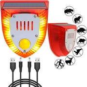 QD-Gotrays Solar Motion Sensor Alarm with Barking Sounds, 129db