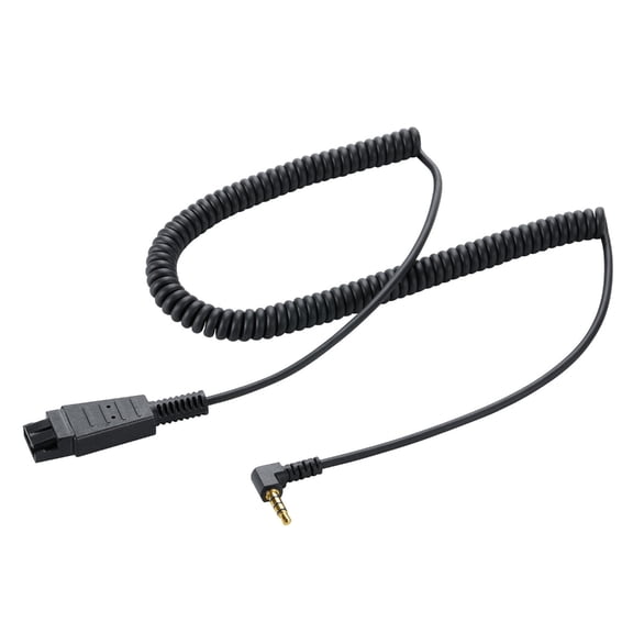 QD Quick Disconnect Cable with DC3.5mm Plug Durability for Headsets Office