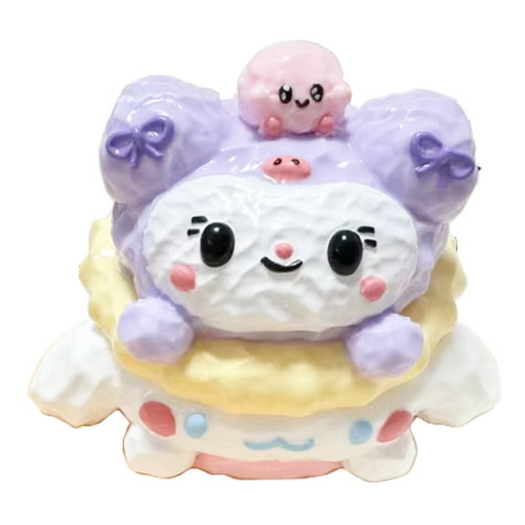 QDDLGRUI Taba Squishy Kawaii Handmade Purple Pet