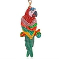 thumbnail image 1 of QDDollars Parrot Keychain for Women, Cute Parrot Animal Key Chain for Ladies, Tropical Parrot Tree Branch Key Ring, Sparkling Parrot Keychains, Colorful Parrot Keyring, 1 of 4