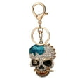 thumbnail image 1 of QDDollars Skull Keychain for Women, Punk Skull Skeleton Key Chain for Ladies, Gothic Skull Key Ring, Halloween Skull Head Keychains, Sparkling Skull Bone Keyring, Rhinestone Skull Keychain, 1 of 3