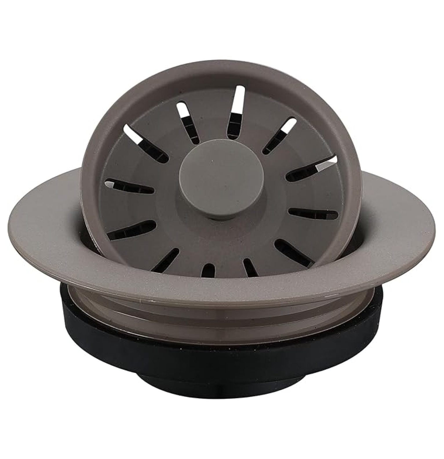 QDFCN Decorative Disposal Flange in Concrete, Fits 3.5 Inc Standard Sink Drain Hole