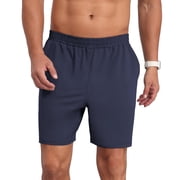 Mens Athletic Running Shorts Quick Dry Shorts Lightweight Sports Gym Basketball 7inch Hiking Tennis Navy Blue M
