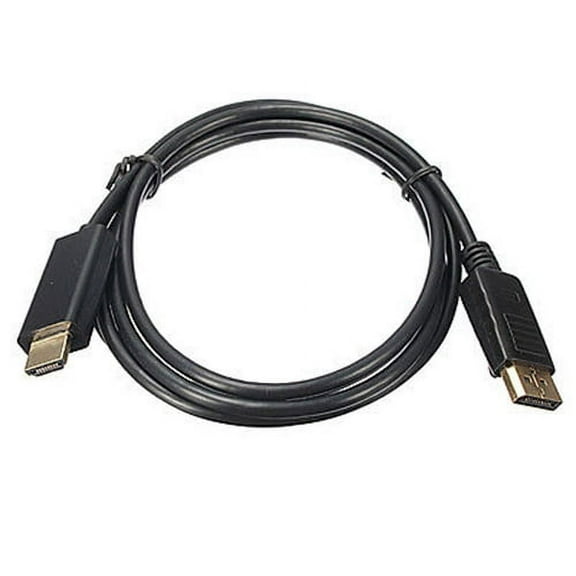 QDJZ 1.8m High Clarity 1080P Display Port DP Male to -compatible Male AV Cable Adaptor for PC Laptop