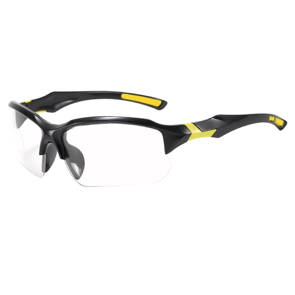 QDJZ Bifocal Polarized Cycling Sunglasses UV Protection Anti-Glare Scratch Resistant Adjustable Earstems Safety Cord Outdoor Sports Goggles,A