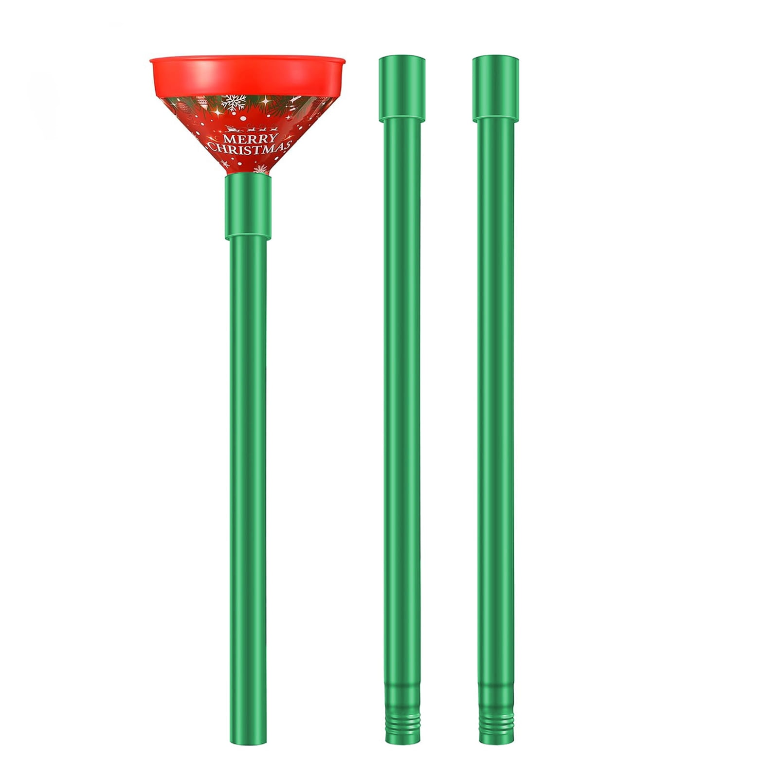 QDJZ Christmas Tree Watering Funnel Wide Spout Funnel with Long Tube