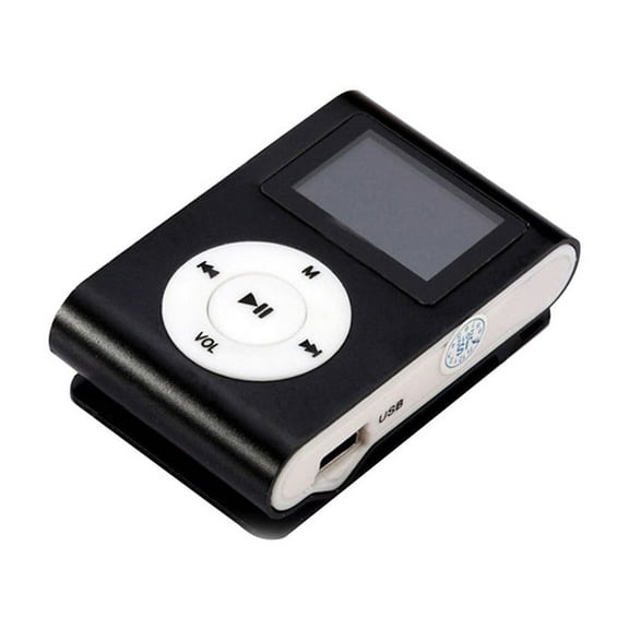 QDJZ Clip on Mini USB LCD Screen MP3 TF Card Support Sports Music Player