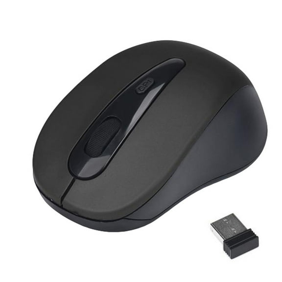 QDJZ Home Office 3 Keys 1600DPI 2.4GHz Wireless Mouse USB Receiver for PC Laptop