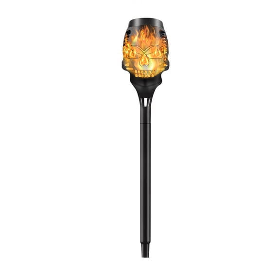 QDJZ LED Garden Lamp High Brightness IP65 Waterproof Stunning Visual Effect Auto On/Off Halloween Solar Flame Lamp Decor