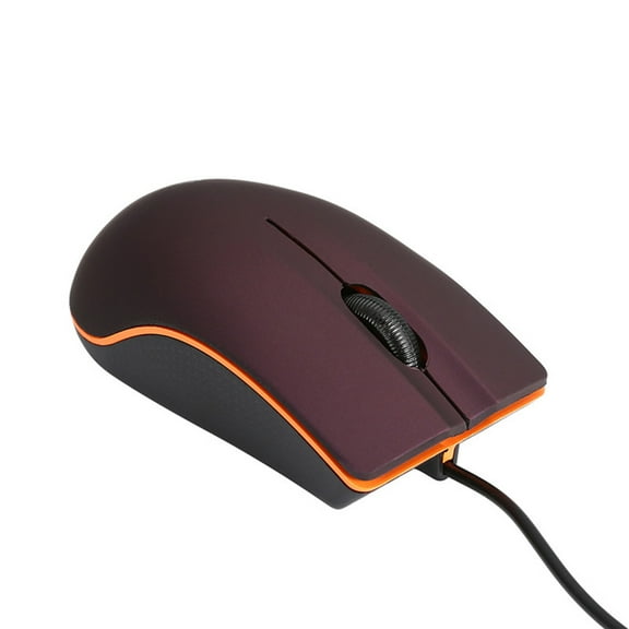 QDJZ M20 Wired Mouse Frosted High Sensitivity Ergonomic Plug and Play Mini Optical Computer Mice for Office