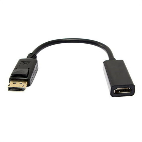 QDJZ New DP Displayport Male to HDMI-compatible Female Cable Converter Adapter for PC HP/DELL
