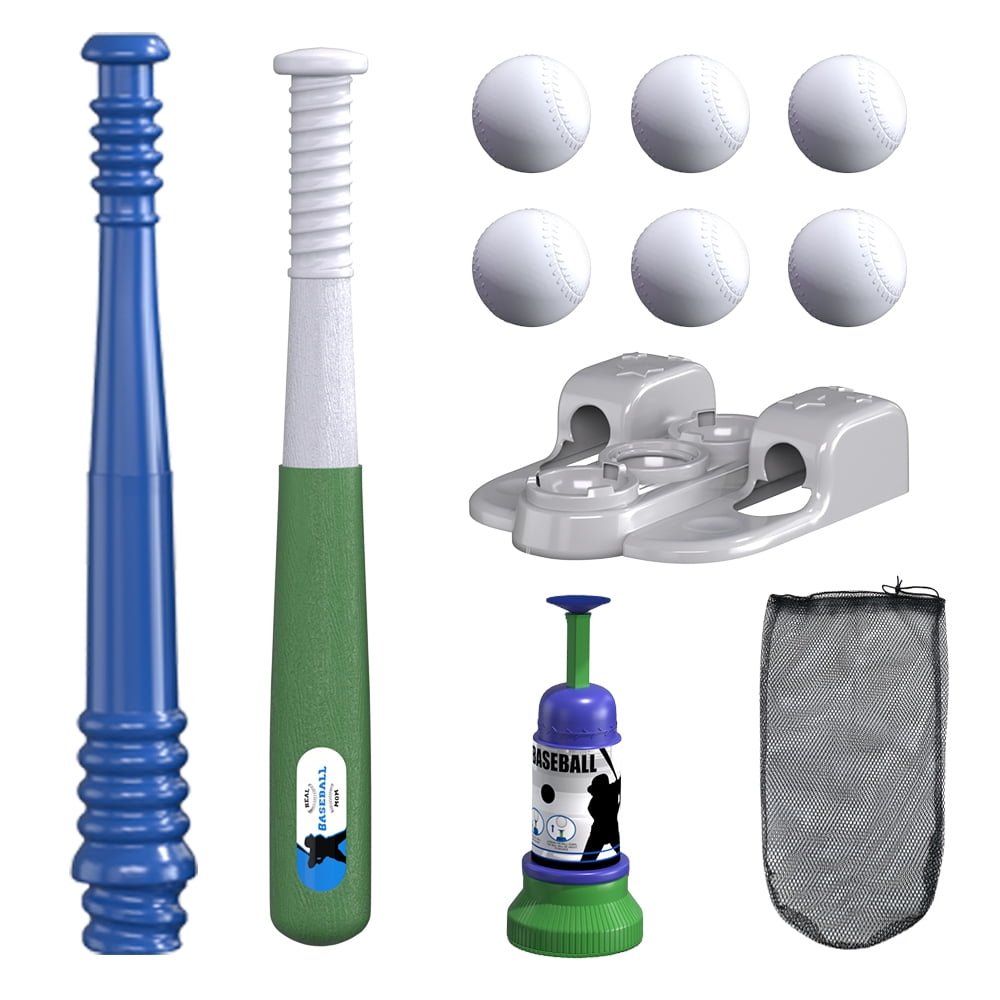 QDRAGON Kids T Ball Set 35 58, Auto Pitching Machine, Adjustable Bat