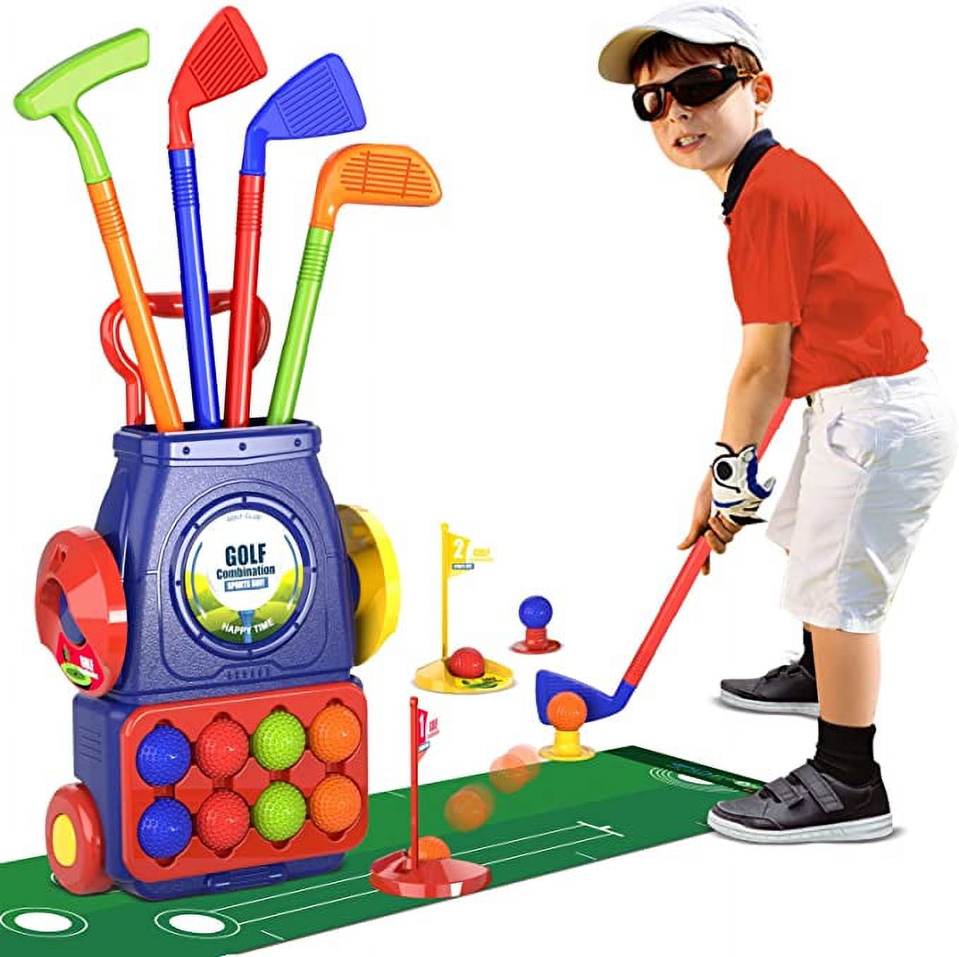 Champion Sport Children Kid's Toy Golf Golfing Playset w/ 5 Balls, 3