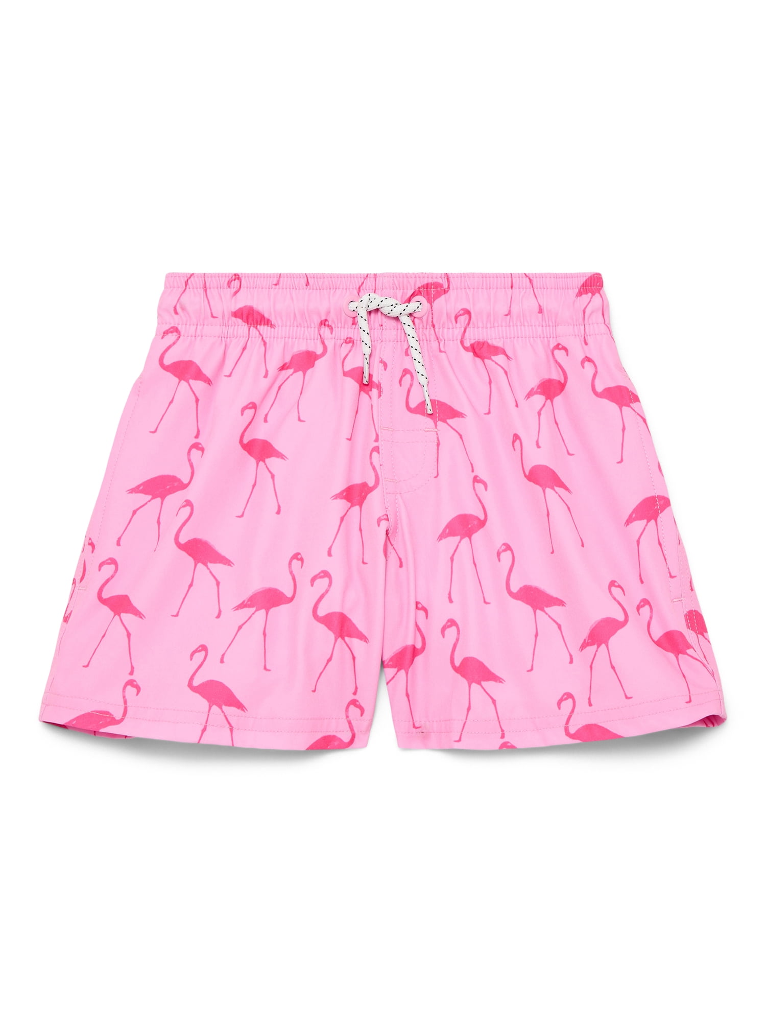 Wonder Nation Boys Quick Dry Stretch Swim Trunks with UPF50, Sizes 4-18 & Husky