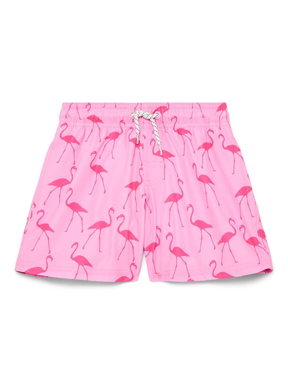 Boys Quick Dry Stretch Swim Trunks with UPF50, Sizes 4-18 & Husky