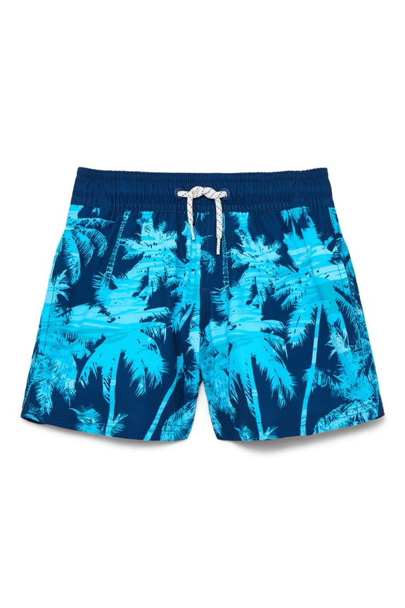Boys Quick Dry Stretch Swim Trunks with UPF50, Sizes 4-18 & Husky