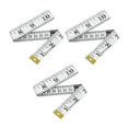 thumbnail image 1 of QDXFX 3Pcs 1.5M/60-inch Double-sided Tape Measure Mini Soft Measuring Tape Portable Tailor Sewing Cloth Weight Loss Body Measuring Tape Flexible Ruler Tape,White, 1 of 8