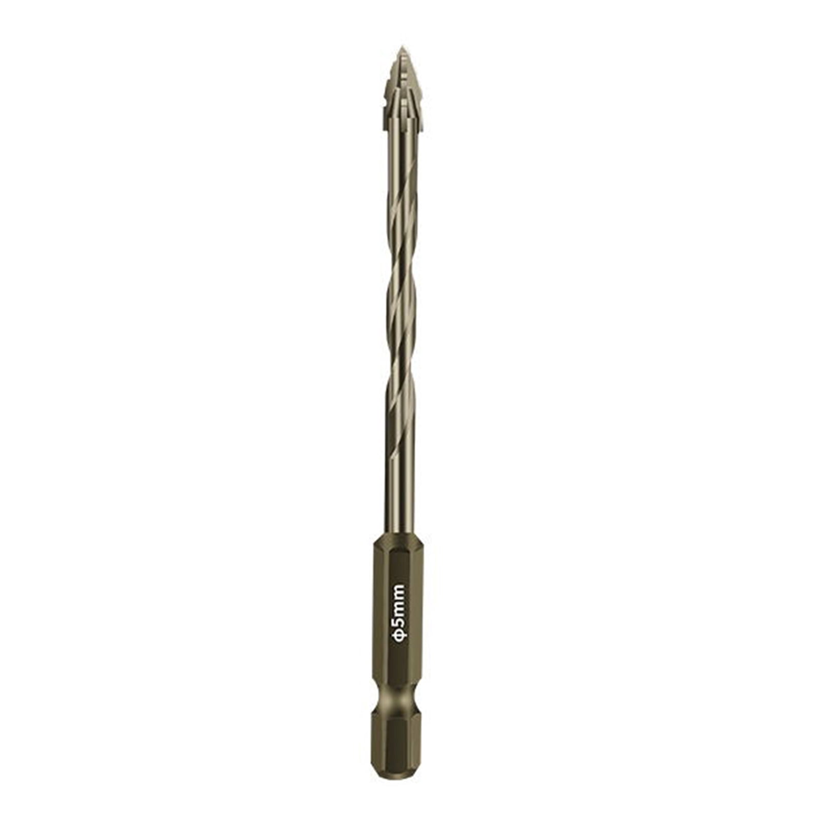 QDXFX 5mm Four-Edged Serrated Eccentric Drill Bit Set High Hardness ...