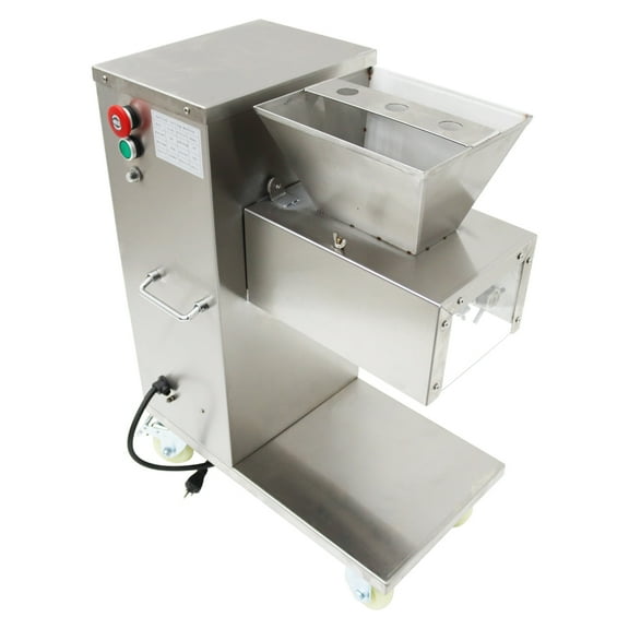 QE Commercial Fresh Meat Slicer Grinder Pork Cutting Machine Steak Cutter 10mm Blade