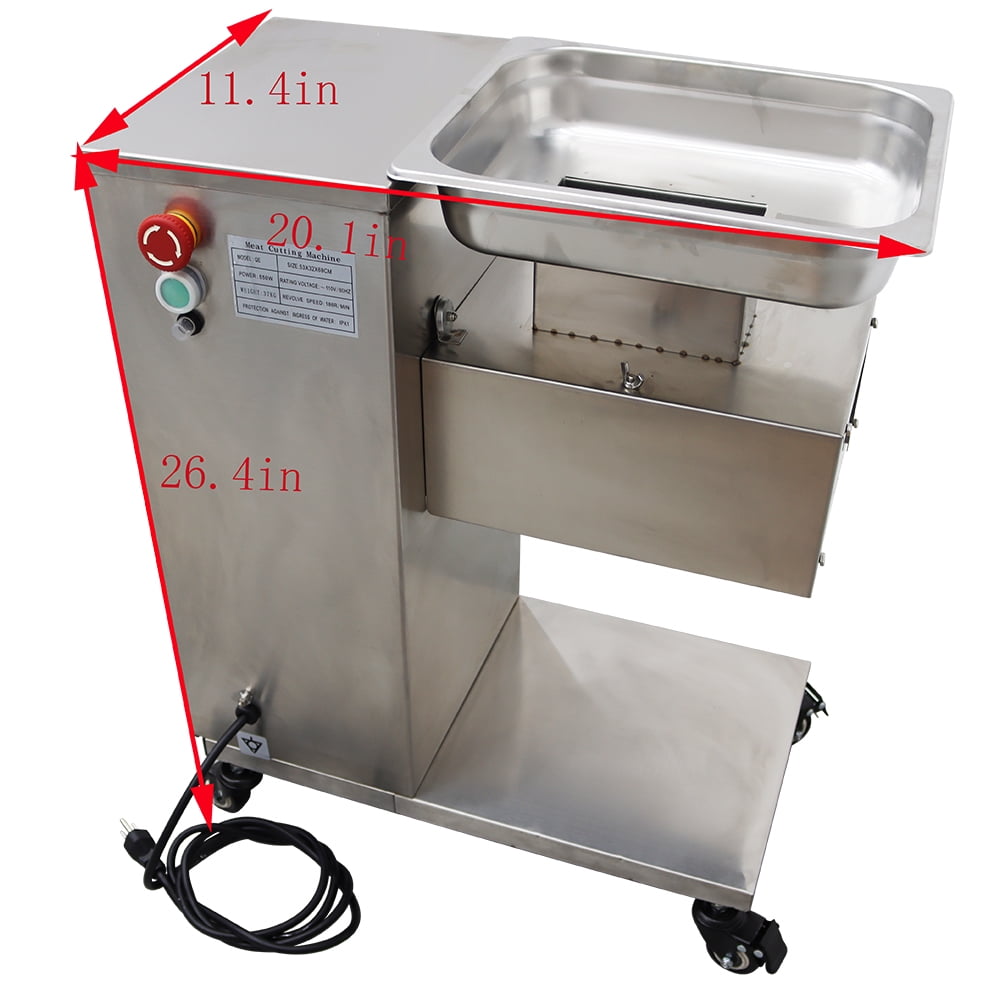 QE Electric Meat Slicer Commercial Meat Cutting Machine Meat Cutter ...