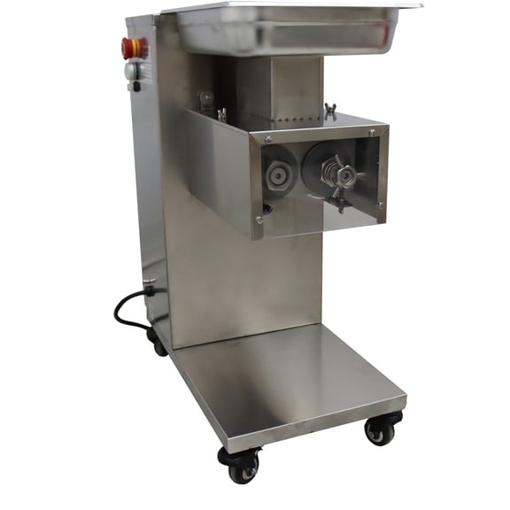 QE Stainless Steel Commercial Meat Slicer 3mm BBlade Catering Electric Meat Cutter 550 Watts