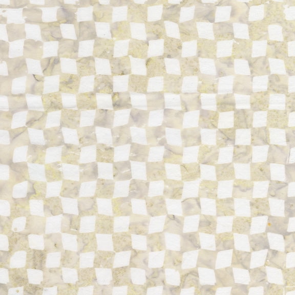 QE8: Charm - Checkerboard - 456Q-3 Whisper - Batik (1yard)