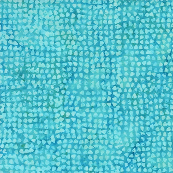 QE8: Charm - Pebbles - 459Q-2 Aqua - Batik (1yard)