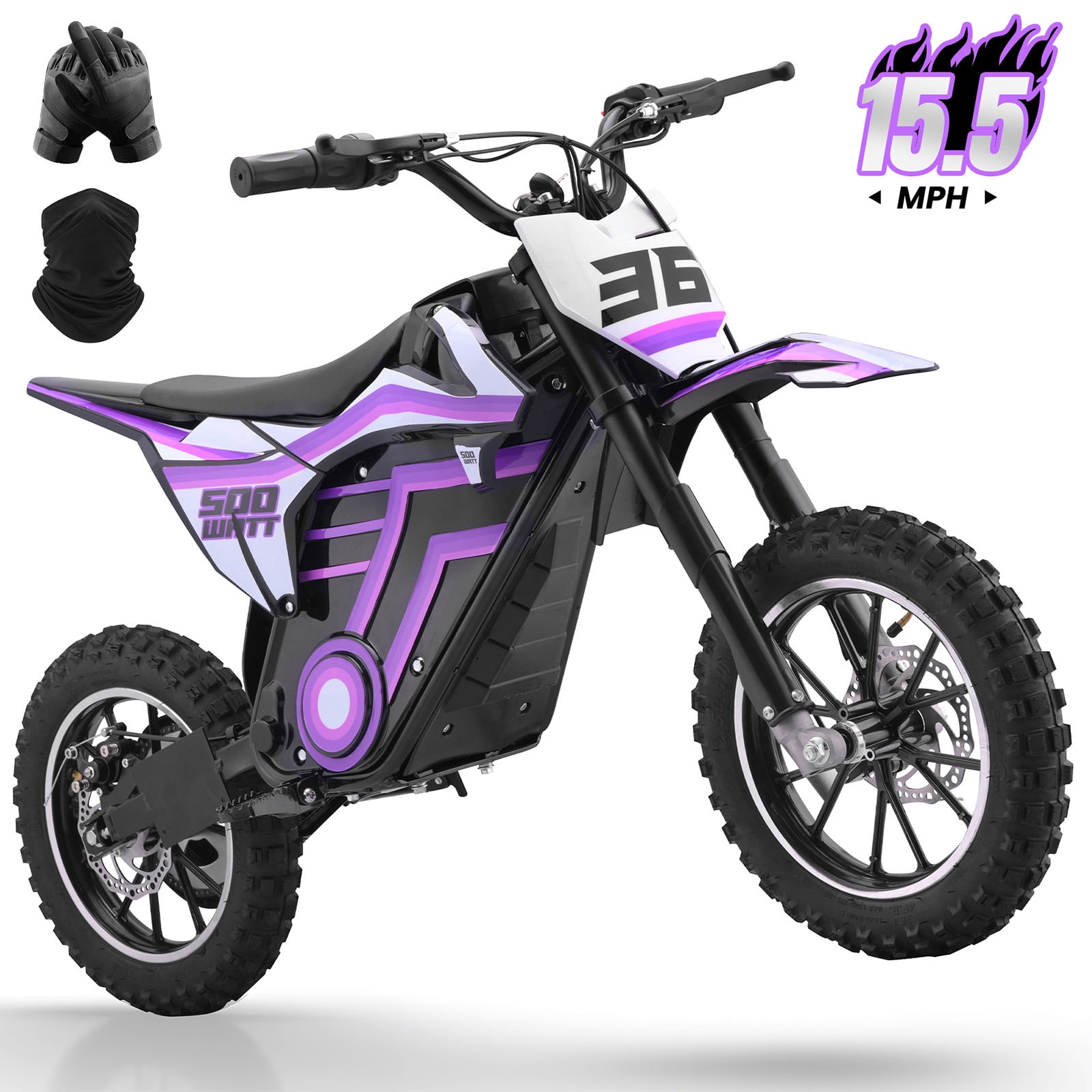 QEASET 36 V MINI Electric Dirt Rocket, 500 W Motorized Dirt Bikes